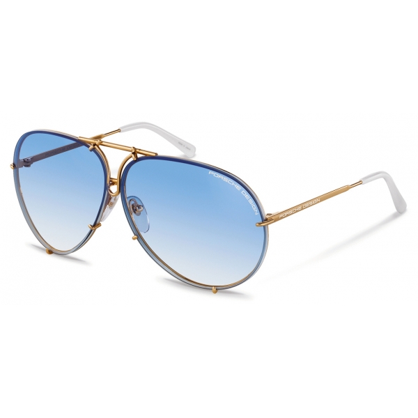 Porsche Design - Occhiali da Sole P´8478 - Oro Giallo Blu Sfumato - Porsche Design Eyewear