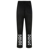 Off-White - Pantaloni da Tuta Neri Windy Arrow - Exclusive Luxury Collection