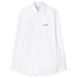 Off-White - White Collee Oversize Shirt - Exclusive Luxury Collection