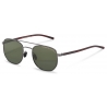Porsche Design - P´8695 Sunglasses - Gunmetal Olive MicSportSilver - Porsche Design Eyewear