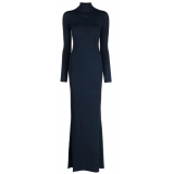 Off-White - Cobalt Blue Slick Long Dress - Exclusive Luxury Collection