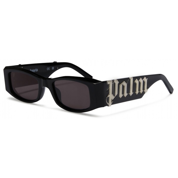 Palm Angels - Angel Sunglasses - Black Dark Grey - Palm Angels Eyewear