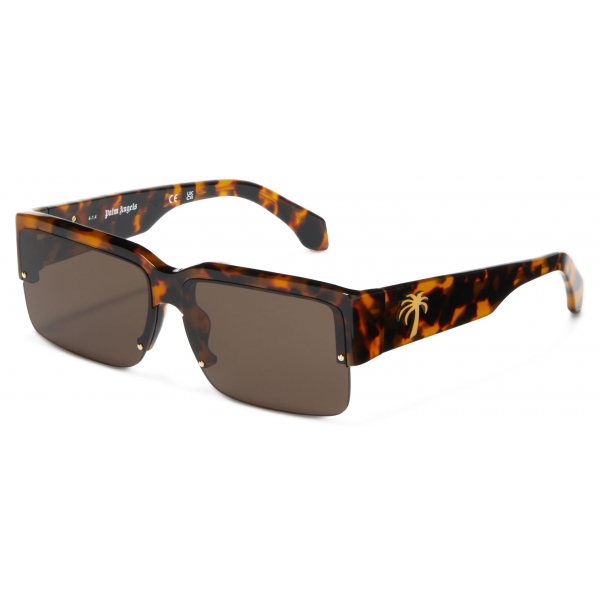 Palm Angels - Drain Sunglasses - Havana Brown - Palm Angels Eyewear