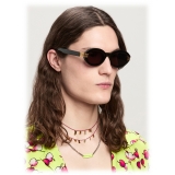 Palm Angels - Harmony Sunglasses - Black Dark Grey - Palm Angels Eyewear