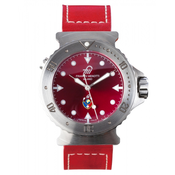 Franchi Menotti - FM01 Collection - Rosso - Orologio - Handmade in Italy - Alta Qualità Luxury