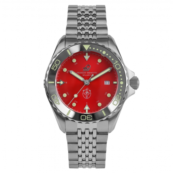 Franchi Menotti - FM02 Collection - Red - Watch - Handmade in Italy - High Quality Luxury