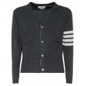 Thom Browne - Dark Grey 4-Bar Cardigan - Thom Browne Exclusive Luxury Collection