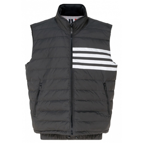 Thom Browne - Charcoal Padded Gilet - Thom Browne Exclusive Luxury Collection