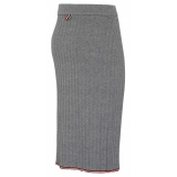 Thom Browne - Light Grey Cashmere Pencil Skirt - Thom Browne Exclusive Luxury Collection