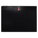 Thom Browne - Black Leather Logo Stamp Document Holder - Thom Browne Exclusive Luxury Collection