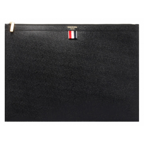 Thom Browne - Grande Supporto per Laptop Nero - Thom Browne Exclusive Luxury Collection