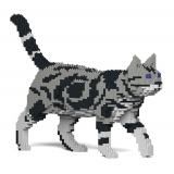 Jekca - American Shorthair - Cat - 02S-M01 - Lego - Sculpture - Construction - 4D - Brick Animals - Toys