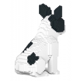 Jekca - French Bulldog - Dog - ST19FB04-M04 - Lego - Sculpture - Construction - 4D - Brick Animals - Toys