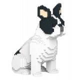 Jekca - French Bulldog - Dog - ST19FB04-M04 - Lego - Sculpture - Construction - 4D - Brick Animals - Toys