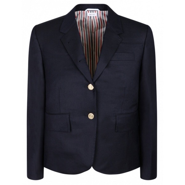 Thom Browne - Blazer Monopetto Blu Navy - Thom Browne Exclusive Luxury Collection