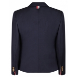 Thom Browne - Blazer Monopetto Blu Navy - Thom Browne Exclusive Luxury Collection