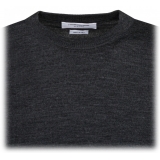 Thom Browne - Dark Grey 4-Bar Pullover - Thom Browne Exclusive Luxury Collection