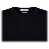 Thom Browne - Maglione a Righe Blu Navy Milano - Thom Browne Exclusive Luxury Collection