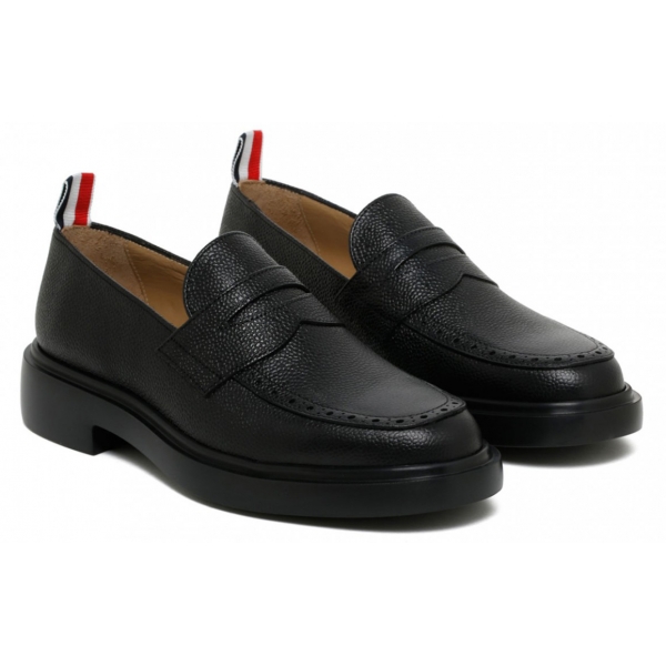 Thom Browne - Mocassino Penny Nero - Thom Browne Exclusive Luxury Collection