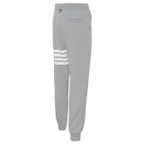 Thom Browne - Light Grey 4-Bar Sweatpants - Thom Browne Exclusive Luxury Collection