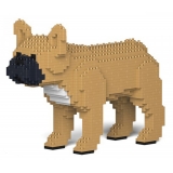 Jekca - French Bulldog 01S-M01 - Lego - Scultura - Costruzione - 4D - Animali di Mattoncini - Toys