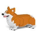 Jekca - Welsh Corgi 01S-M01 - Lego - Scultura - Costruzione - 4D - Animali di Mattoncini - Toys