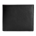 Avvenice - Premium Leather Wallet - Black Fuchsia - Handmade in Italy - Exclusive Luxury Collection