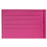 Avvenice - Premium Leather Wallet - Black Fuchsia - Handmade in Italy - Exclusive Luxury Collection