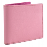 Avvenice - Premium Leather Wallet - Pink Fuchsia - Handmade in Italy - Exclusive Luxury Collection