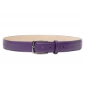 Avvenice - Astrea - Premium Leather Belt - Purple - Handmade in Italy - Exclusive Luxury Collection