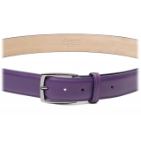 Avvenice - Astrea - Premium Leather Belt - Purple - Handmade in Italy - Exclusive Luxury Collection