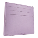 Avvenice - Premium Leather Credit Card Holder - Lilac - Handmade in Italy - Exclusive Luxury Collection