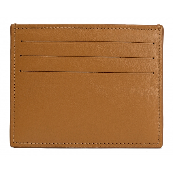 Avvenice - Premium Leather Credit Card Holder - Canyon - Handmade in Italy - Exclusive Luxury Collection