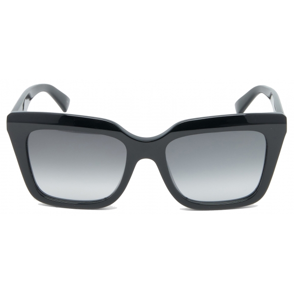 Alexander McQueen - Women's McQueen Logo Geometric Sunglasses - Black Smoke - Alexander McQueen Eyewear