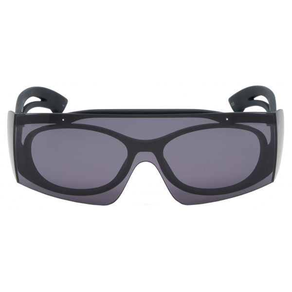 Alexander McQueen - Occhiali da Sole Bicolore - Nero Fumo - Alexander McQueen Eyewear