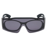 Alexander McQueen - Occhiali da Sole Bicolore - Nero Fumo - Alexander McQueen Eyewear