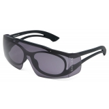 Alexander McQueen - Occhiali da Sole Bicolore - Nero Fumo - Alexander McQueen Eyewear