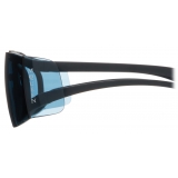 Alexander McQueen - Occhiali da Sole Bicolore - Nero Blu - Alexander McQueen Eyewear