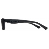 Alexander McQueen - Women's McQueen Logo Geometric Sunglasses - Black Smoke - Alexander McQueen Eyewear