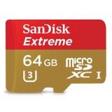 GoPro - SanDisk Extreme Plus 64 GB microSDXC UHS-I/U3 Card - Memory Card - GoPro Accessories