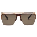 Balmain - Triomphe Sunglasses - Brown - Balmain Eyewear