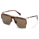 Balmain - Occhiali da Sole Triomphe - Marrone - Balmain Eyewear