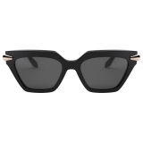 Bulgari - Serpenti - Cat Eye Acetate Sunglasses - Black - Serpenti Collection - Sunglasses - Bulgari Eyewear