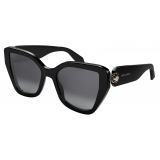 Bulgari - Serpenti - Occhiali da Sole Farfalla in Acetato - Nero - Serpenti Collection - Occhiali da Sole - Bulgari Eyewear