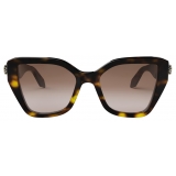 Bulgari - Serpenti - Occhiali da Sole Farfalla in Acetato - Marrone - Serpenti Collection - Occhiali da Sole - Bulgari