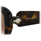 Bulgari - Serpenti - Occhiali da Sole Farfalla in Acetato - Marrone - Serpenti Collection - Occhiali da Sole - Bulgari