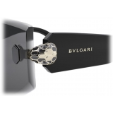 Bulgari - Serpenti - Occhiali da Sole a Maschera in Acetato - Nero - Serpenti Collection - Occhiali da Sole - Bulgari