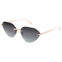 Bulgari - Serpenti - Cat Eye Metal Sunglasses - Gold Gray - Serpenti Collection - Sunglasses - Bulgari Eyewear