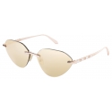 Bulgari - Serpenti - Cat Eye Metal Sunglasses - Gold - Serpenti Collection - Sunglasses - Bulgari Eyewear