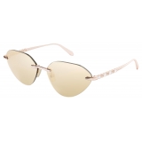 Bulgari - Serpenti - Cat Eye Metal Sunglasses - Gold - Serpenti Collection - Sunglasses - Bulgari Eyewear